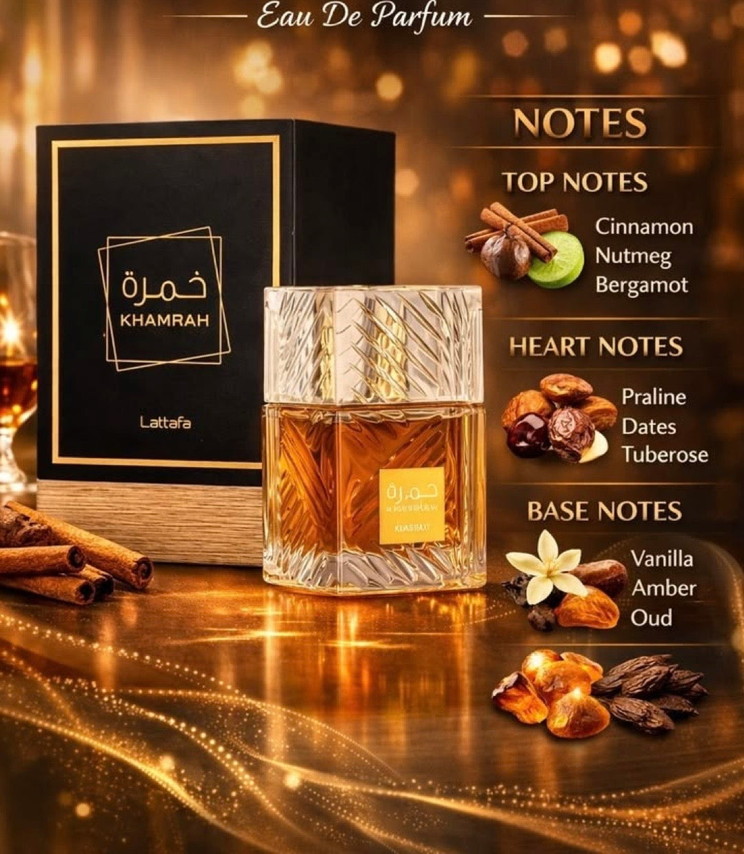 Khamrah Eau de Parfum 100 ml – Lattafa