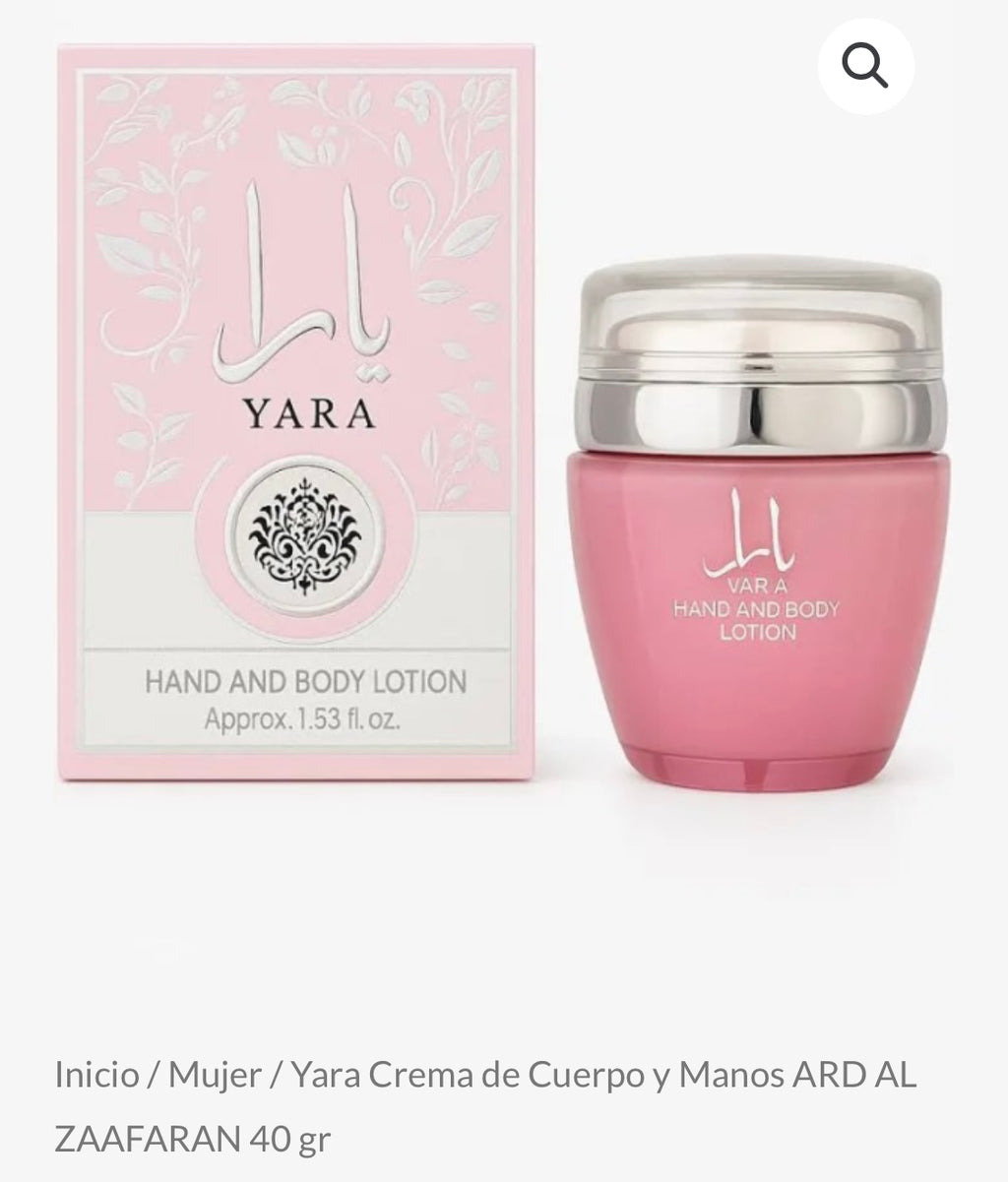 Crema Corporal Yara Lattafa 200g