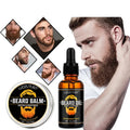 Kit de cuidado de barba para hombre – aceite, bálsamo, peine y tijeras | Crecimiento y estilo profesional